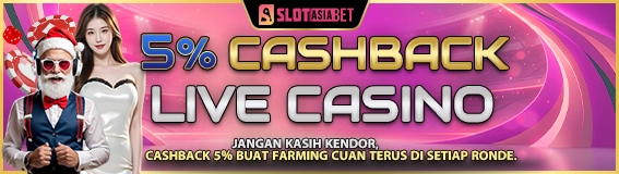 CASHBACK LIVECASINO 5%